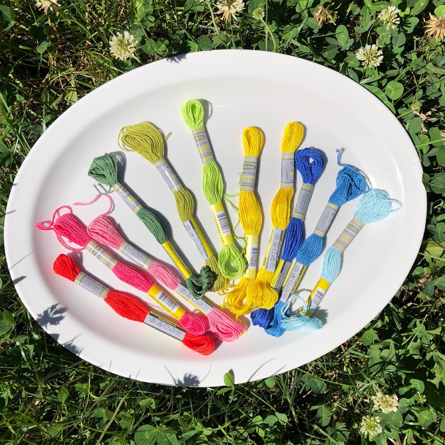 Rainbow Trifecta cross stitch kit