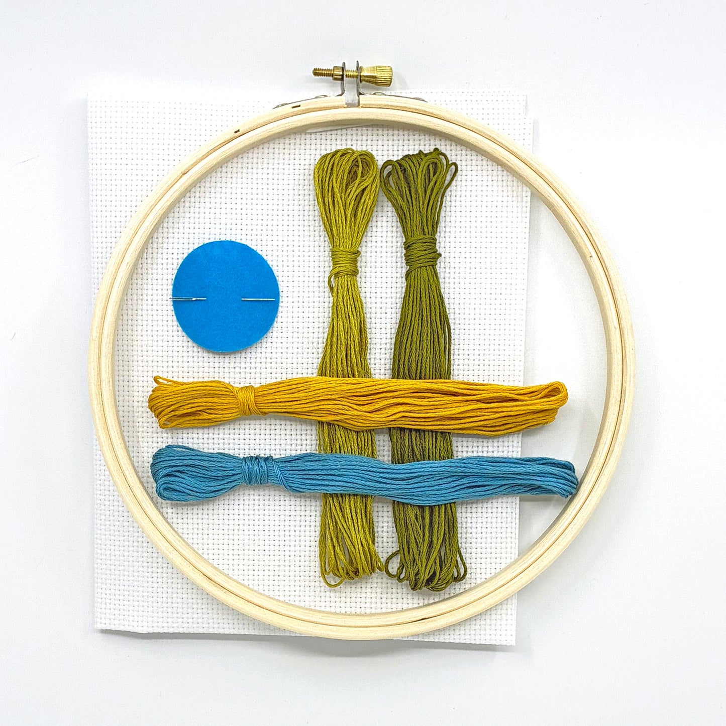 FORGET ME NOT learn to cross stitch kit