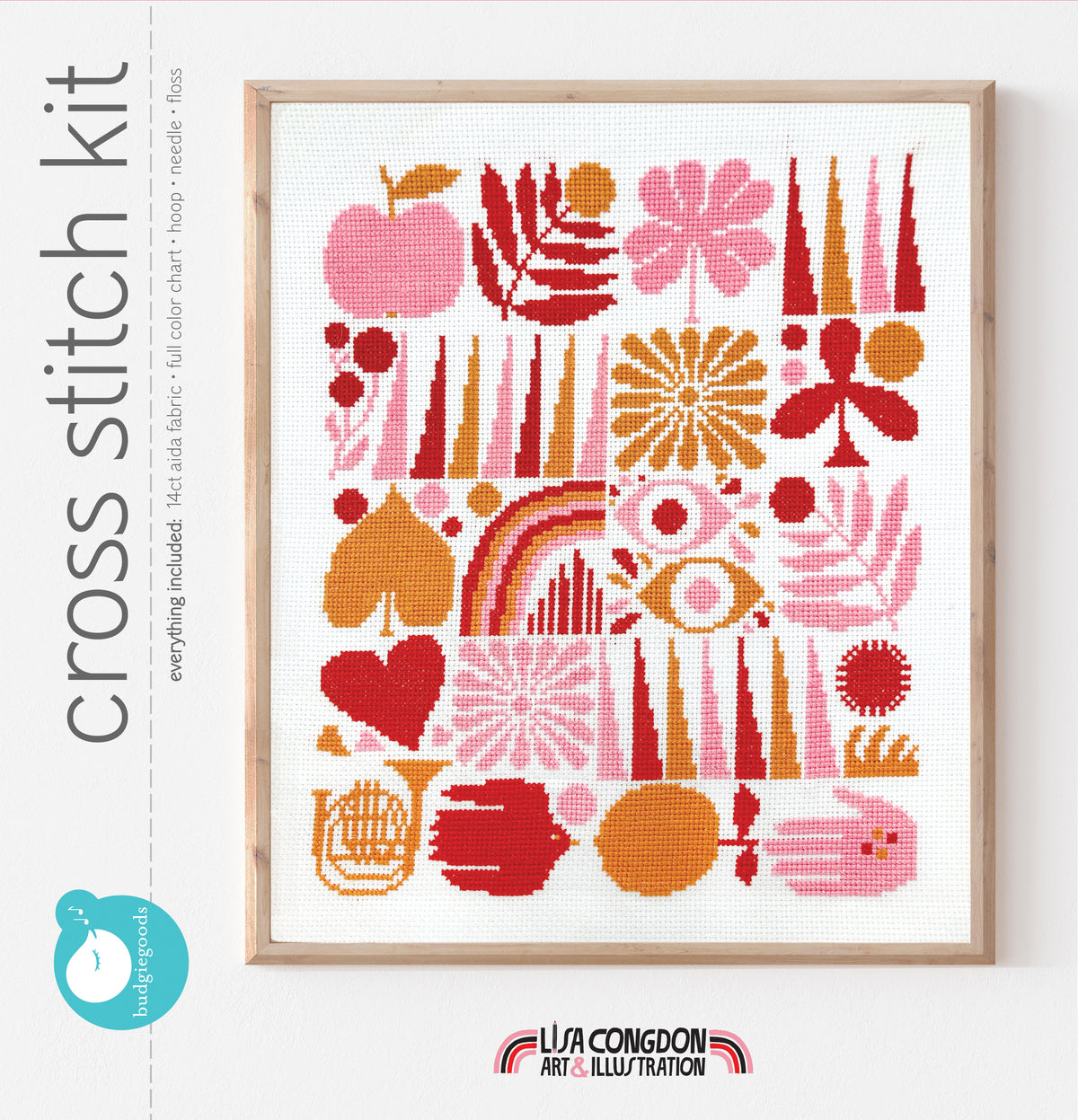 HARVEST GRID counted cross stitch kit
