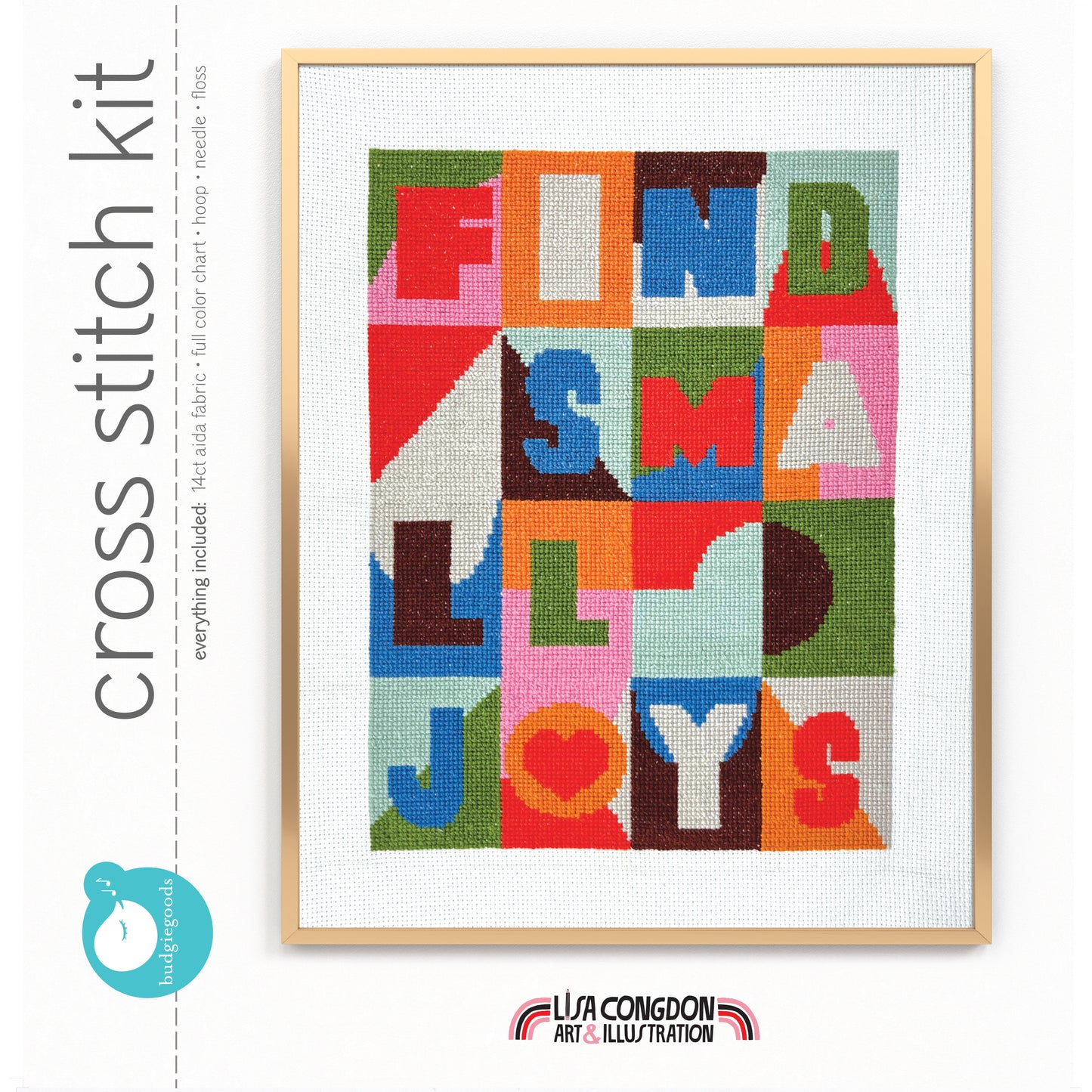 FIND SMALL JOYS counted cross stitch kit