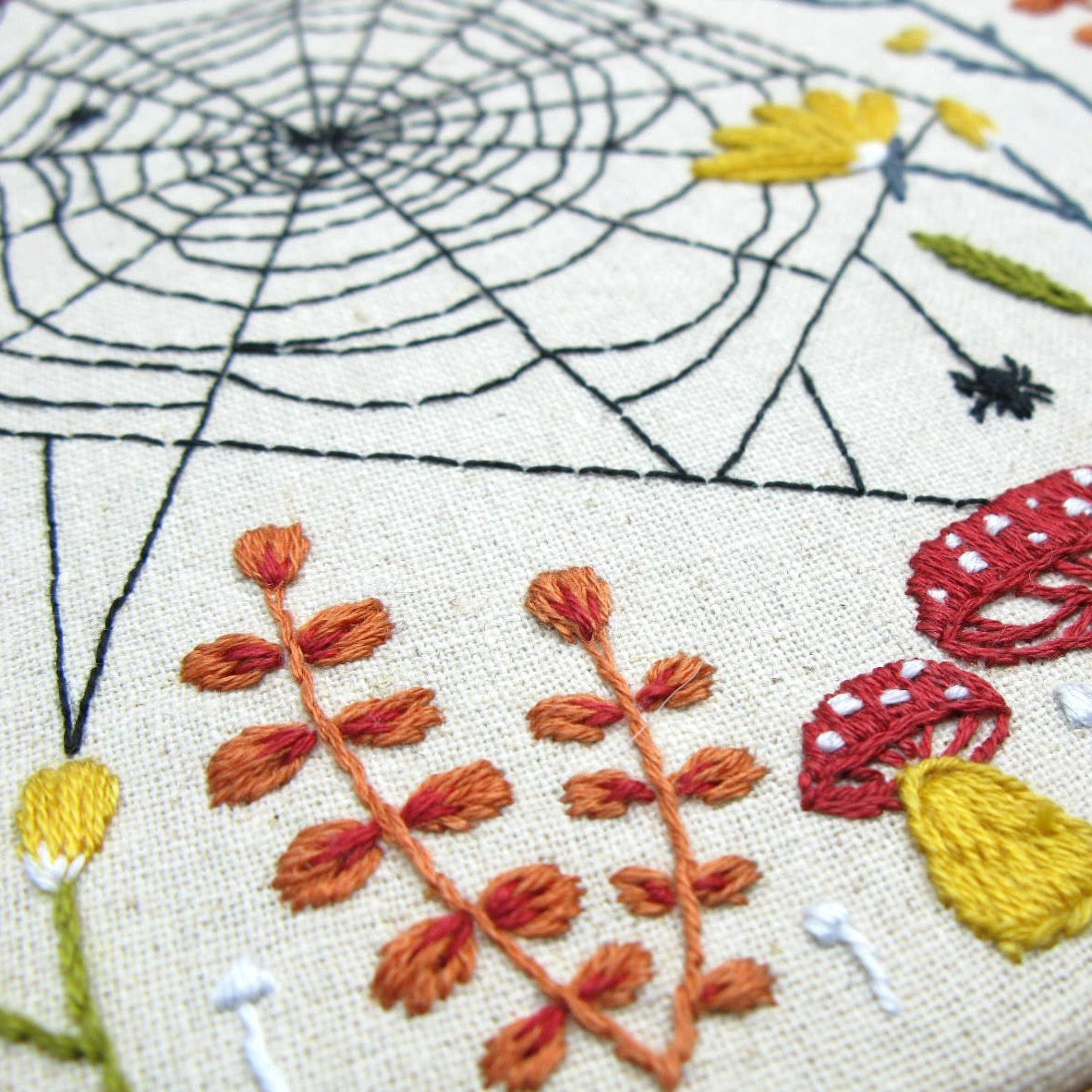 Woven embroidery kit