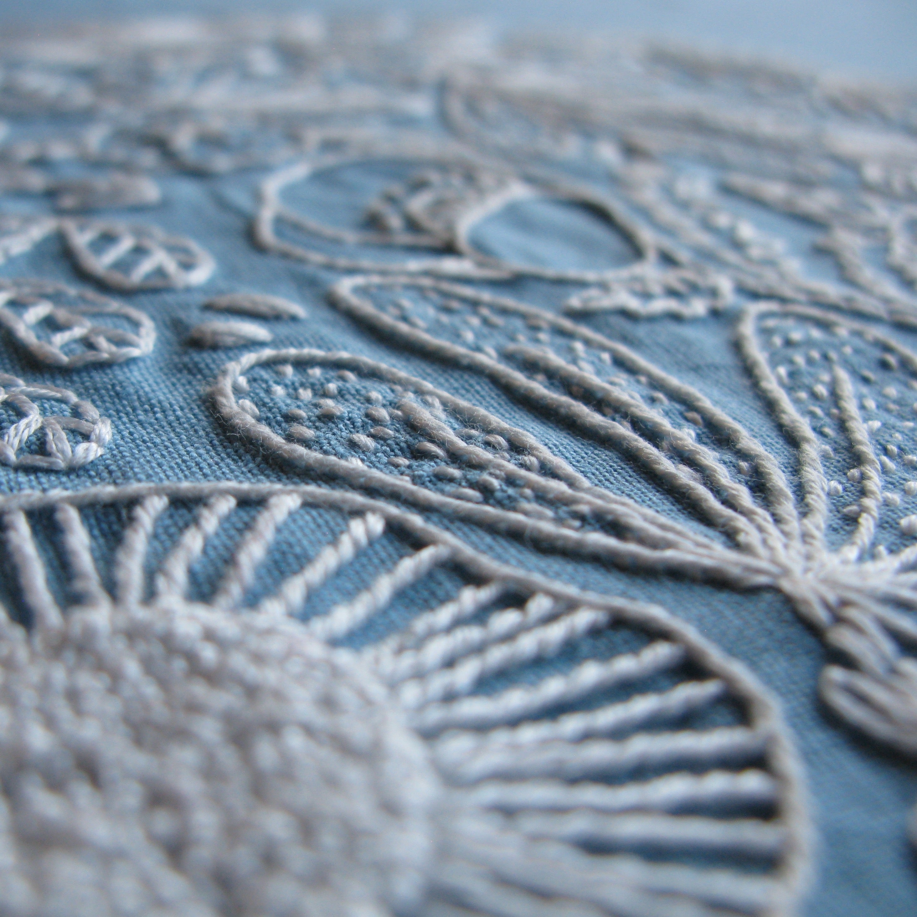 Poppy Patch embroidery kit