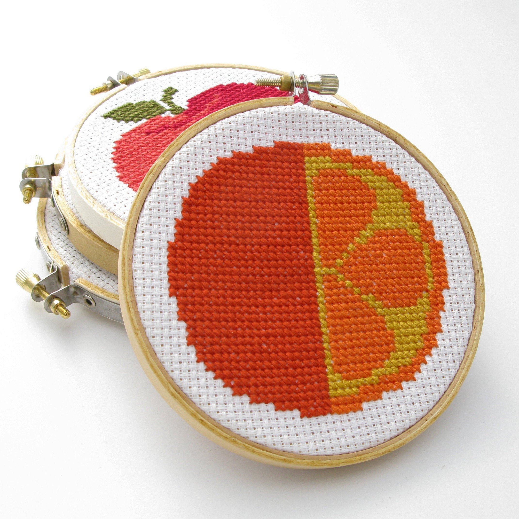 Orange Cross Stitch Kit