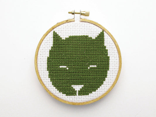 Cat cross stitch kit